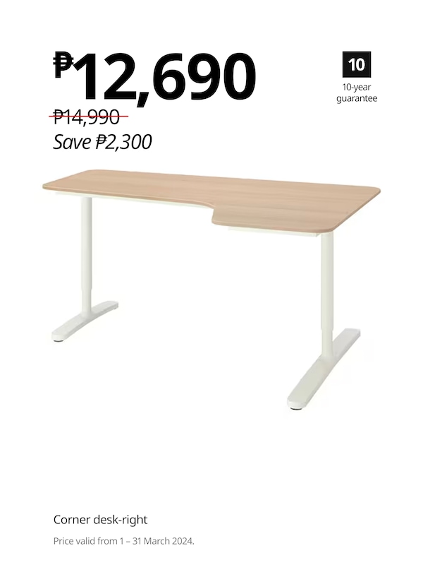 BEKANT (59284657) corner desk-right